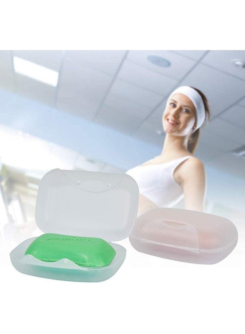 ChicAbode 2 Pack Soap Dish Travel Box Soap Holder, with Bubble Foam Soap Bag, Translucent Soap Tray Soap Saver Box Case, for Home Travel Outdoor Hiking Bathroom Camping Gym (Translucent) - Image 4